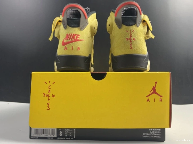 Rep Onekick JORDAN 6 X YELLOW SCOTT TRAVIS AIR CN1084-300 0602